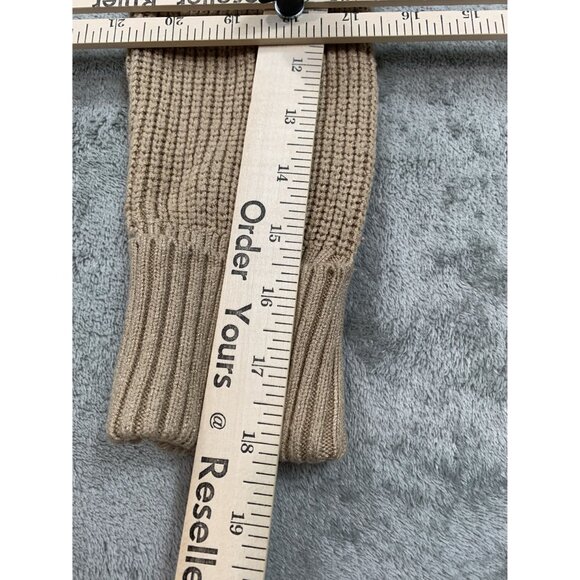 Magaschoni Women's Small Beige Cardigan Knit Open Front Rayon/Nylon - Picture 7 of 8